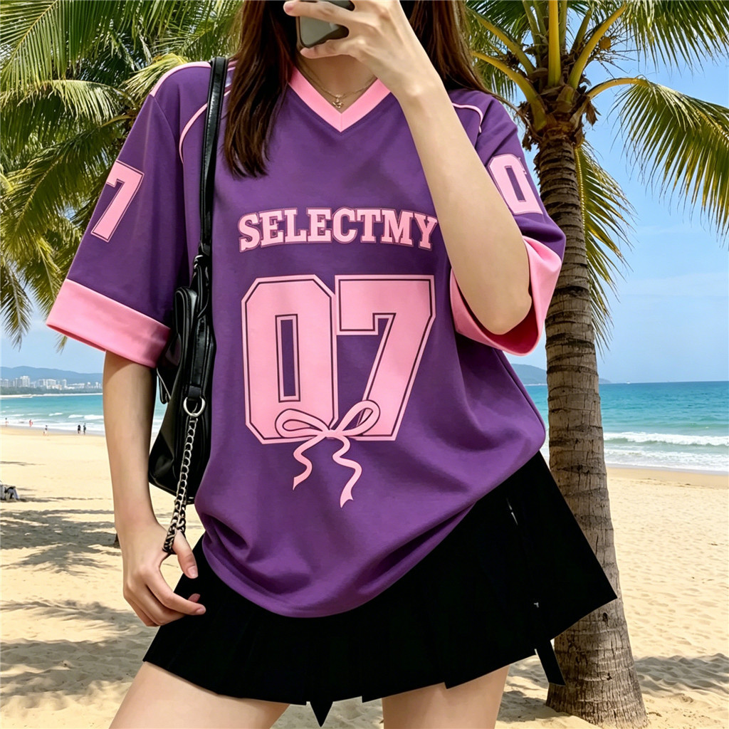 ขายดีที่สุด NFL 2026 เสื้อระเหิดคอย้อนยุคไมโครไฟเบอร์ราคาถูก Bola Sports Baju เสื้อยืด