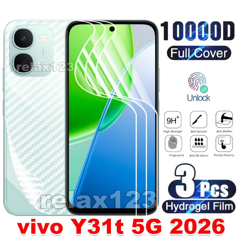 สําหรับ vivo Y31t 5G HD Hydrogel ฟิล์มป้องกันหน้าจอ 1/2/3 ชิ้นสําหรับ VIVO Y31T Y31 Y31t Vivo Y 31 T