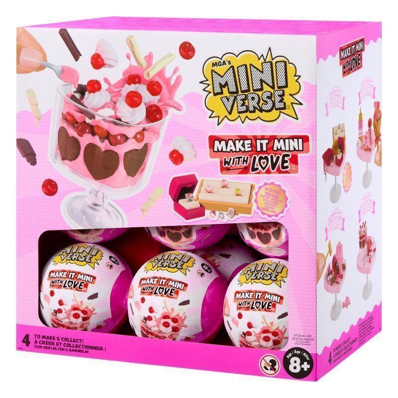 MINIVERSE ของขวัญจํากัดวันวาเลนไทน์มินิอินเทรนด์เล่นกล่องปริศนา DIY Surprise Collection ของเล่น