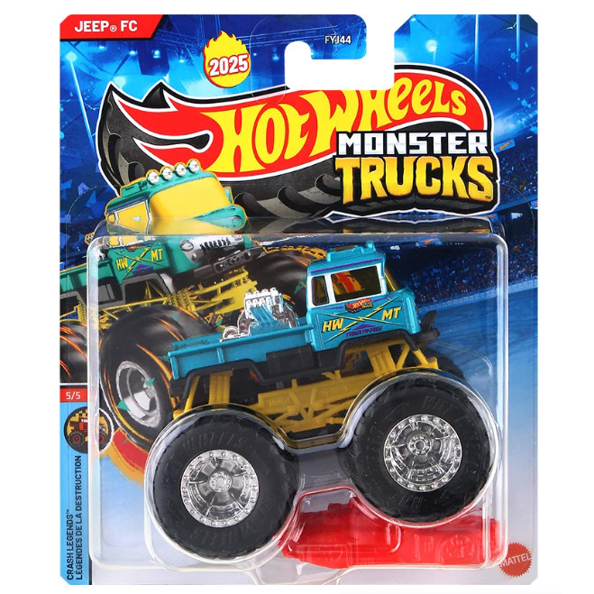 Hot Wheels Monster Trucks - Jeep FC Mini Car Toy