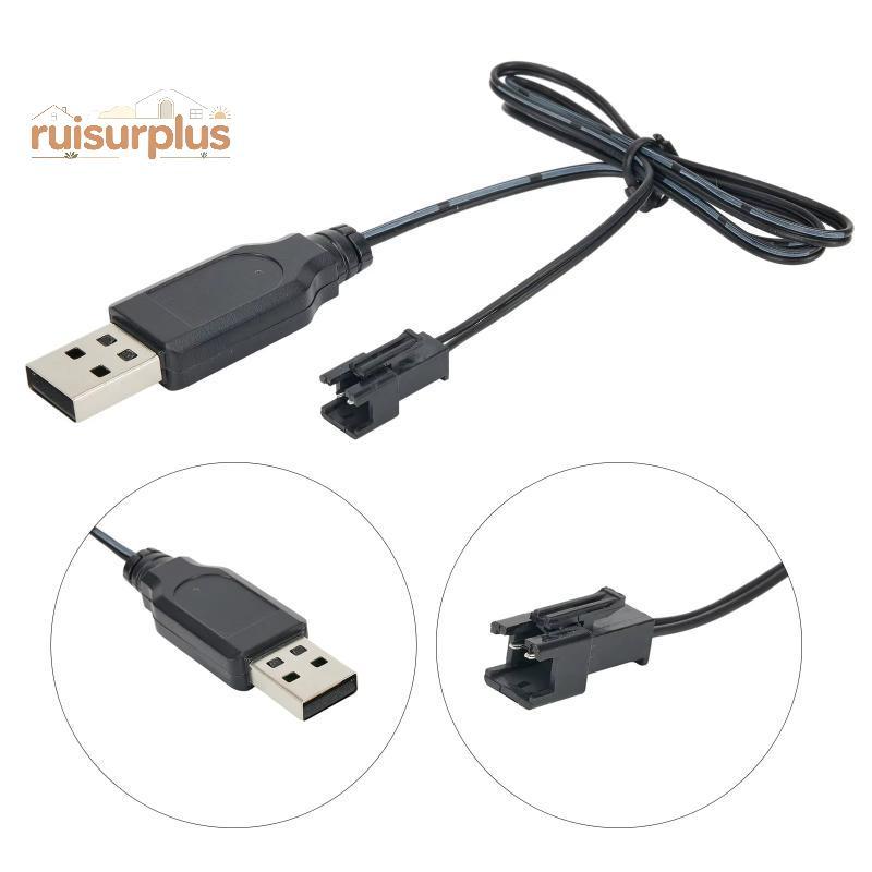 [Rui-t] SM 2P RC USB Charger Cable สําหรับ 3.7V Overheat Protection สายชาร์จสําหรับเฮลิคอปเตอร์ RC