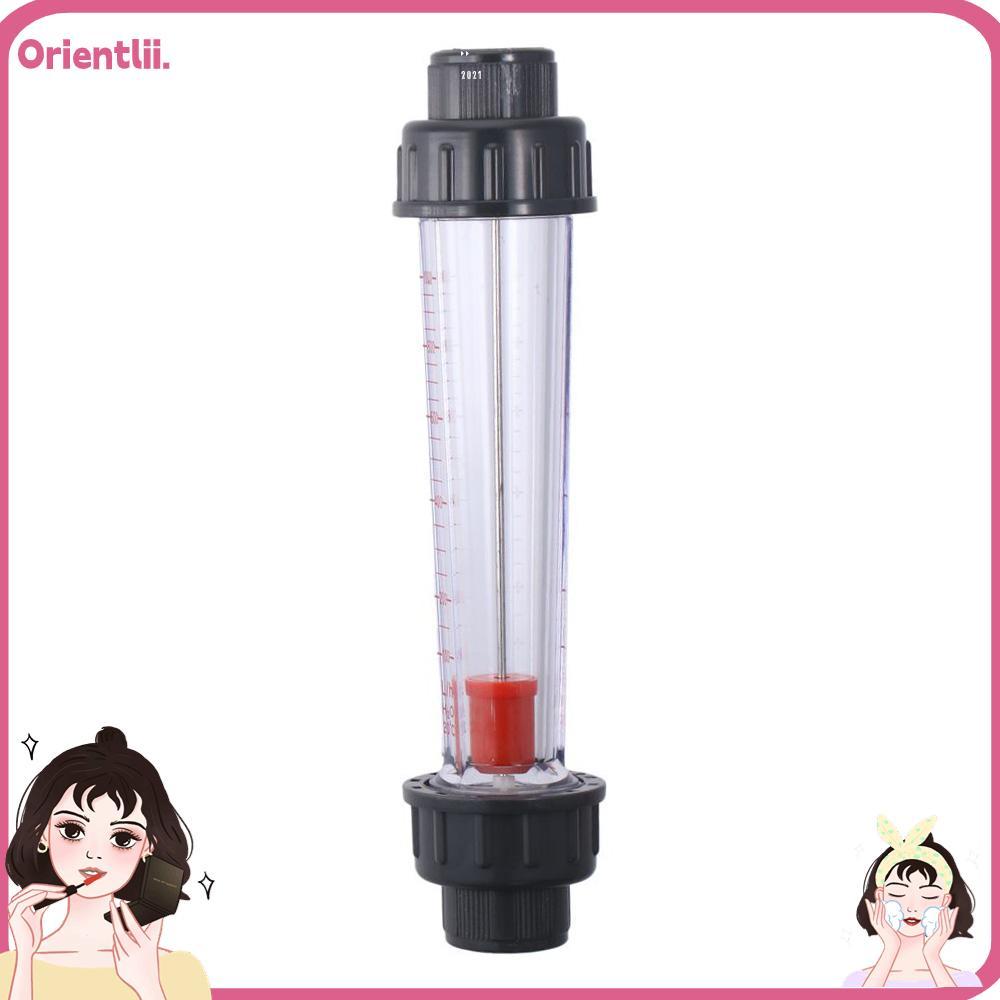 ORIENTTK Rotameters, LZS-15D หลอดพลาสติก Peak Flow Meter, ติดตั้งง่าย 100-1000L/H Flowmeter
