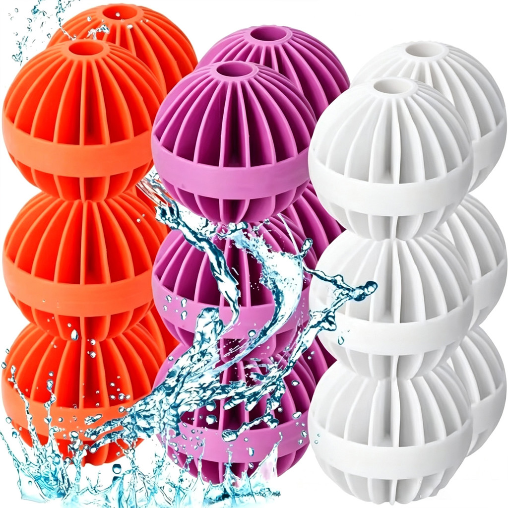 3/5/10 ชิ้นเครื่องซักผ้า Anti-Tangle ซักรีด Ball, รูปแบบโคมไฟ Openwork ซิลิโคน Ball, Boost ทําความสะอาดประสิทธิภาพปกป้องเสื้อผ้าจากการผูกปม