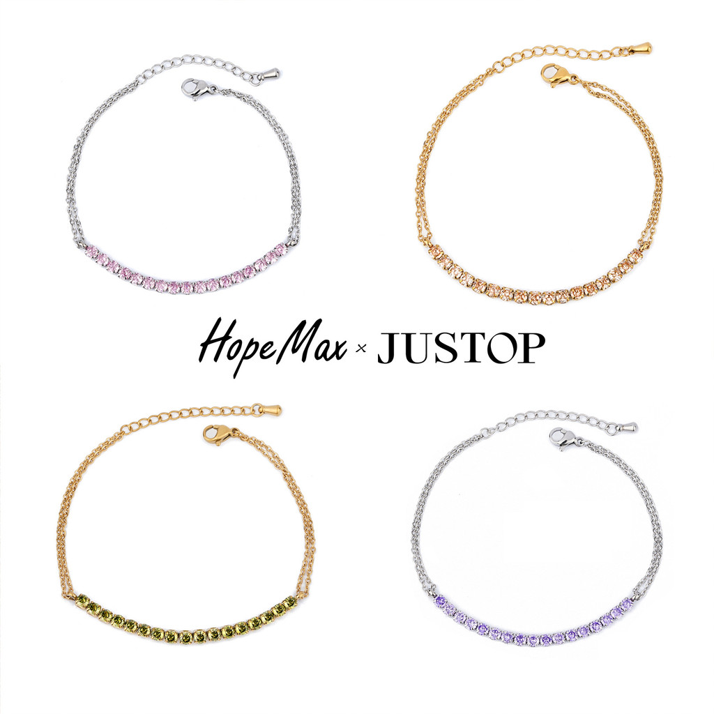 JUSTOP Jewelry Bracelet Girls Light Unique ins High-End Simple Hand Rope Hand Jewelry