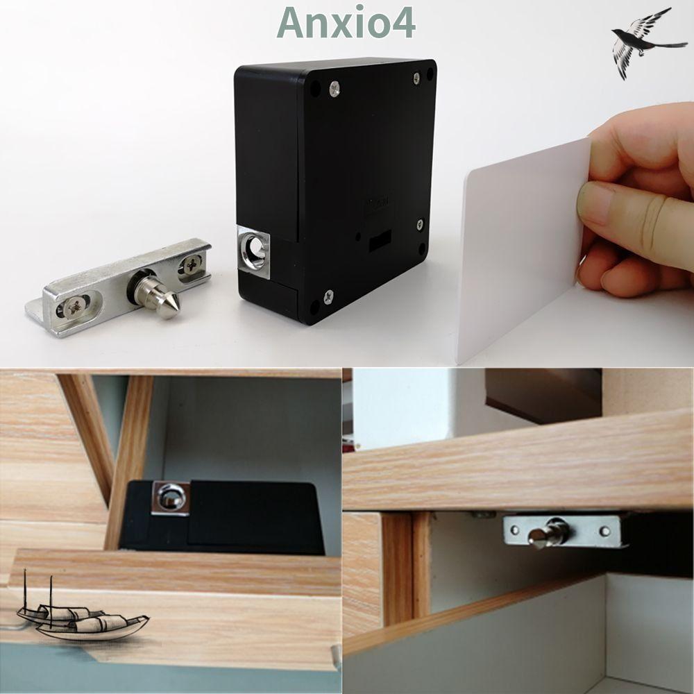 ANXIO4 ซ่อนประตูล็อคทนทาน Access Control RFID Card แบตเตอรี่ RFID ตู้ RFID