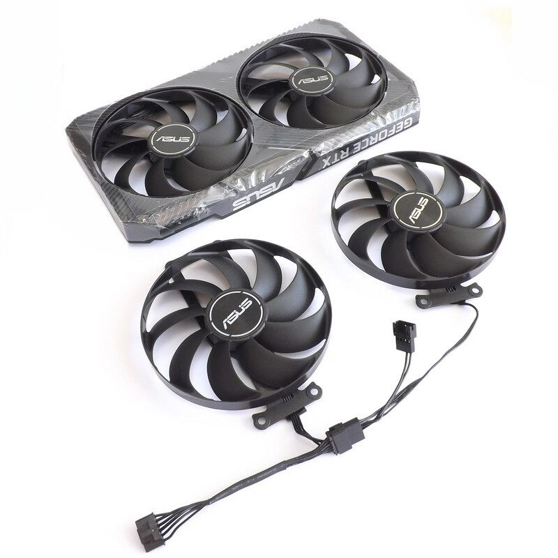 ASUS ASUS RTX3050 3060 3060TI MINI/DUAL พัดลมการ์ดกราฟิกพัดลมเชลล์