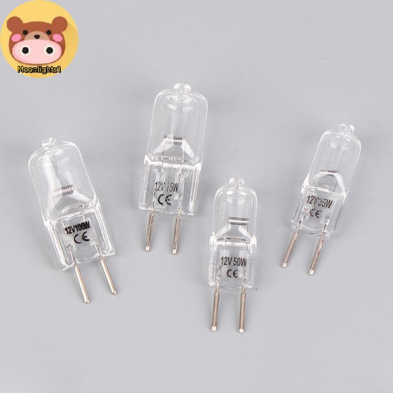 Moonlights1 1 PC G6.35 12V 20W 35W 50W 70W 100W หลอดไฟทํางานหลอดไฟ G6.35 Aroma โคมไฟ G6.35 กล้องจุลท