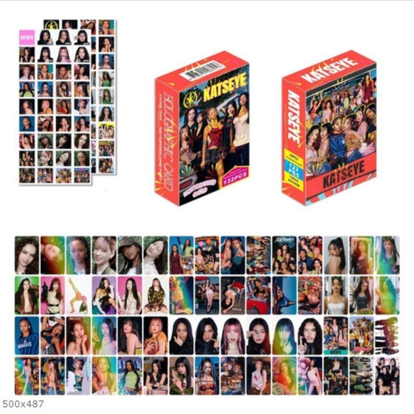 96 KATSEYE Return BEAUTIFUL CHAOS Star KPOP Merchandise LOMO การ์ด