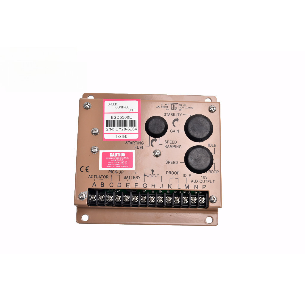 [New]Esd5500e โมดูลควบคุมความเร็วเครื่องกําเนิดไฟฟ้า 5500E