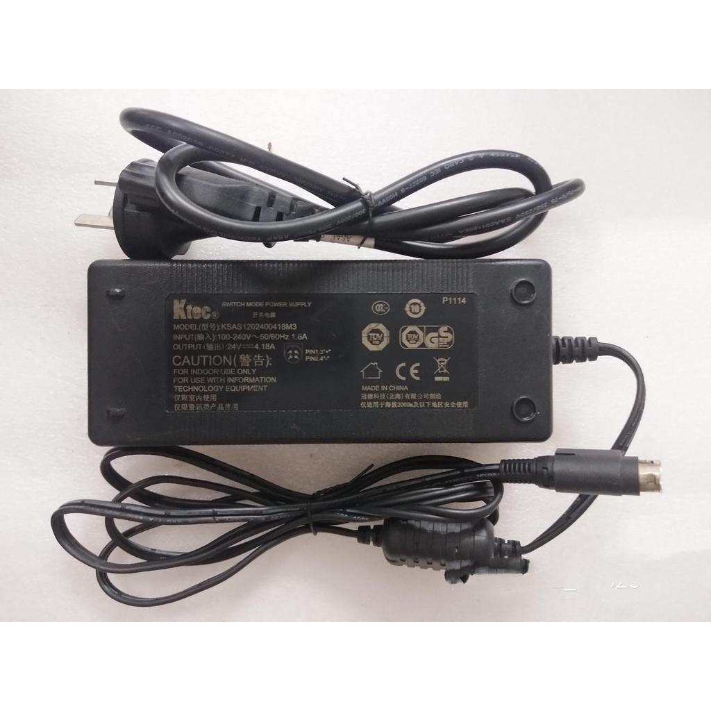 เหมาะสําหรับ HKC Display Power Adapter 24V4.18 AT7000+Ktec KSAS1202400418ม3 ม3