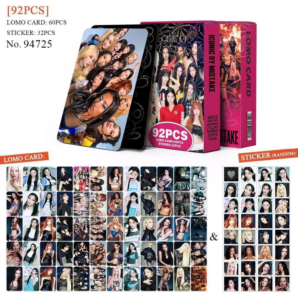 92 ILLIT KATSEYE เพลงร่วมมือ ICONKPOP สินค้า LOMO Photocards