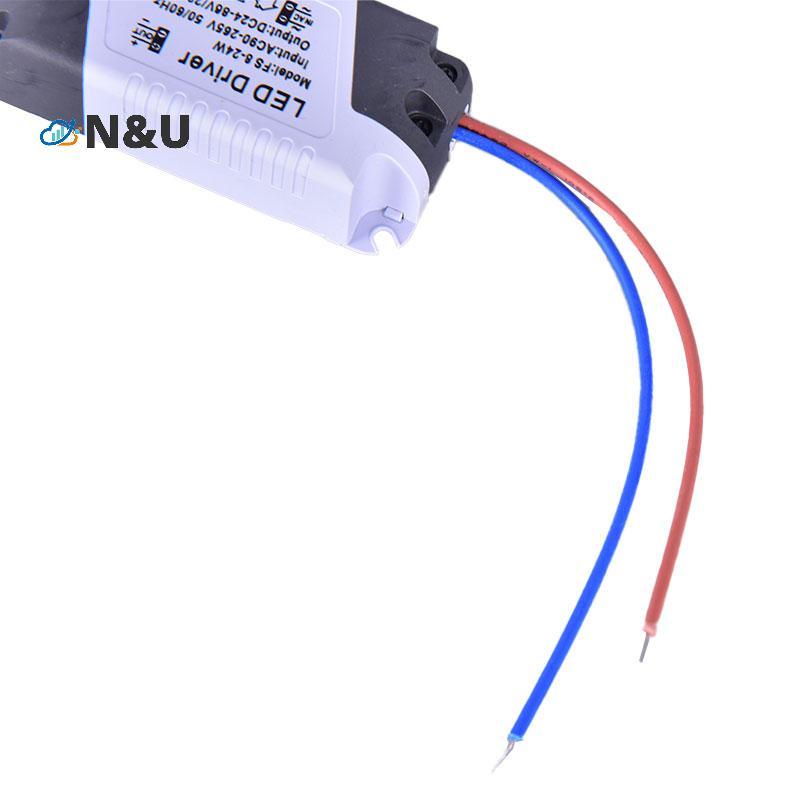 N&U ไดร์เวอร์ LED 8/12/15/18/21W แหล่งจ่ายไฟ LED กันน้ํา