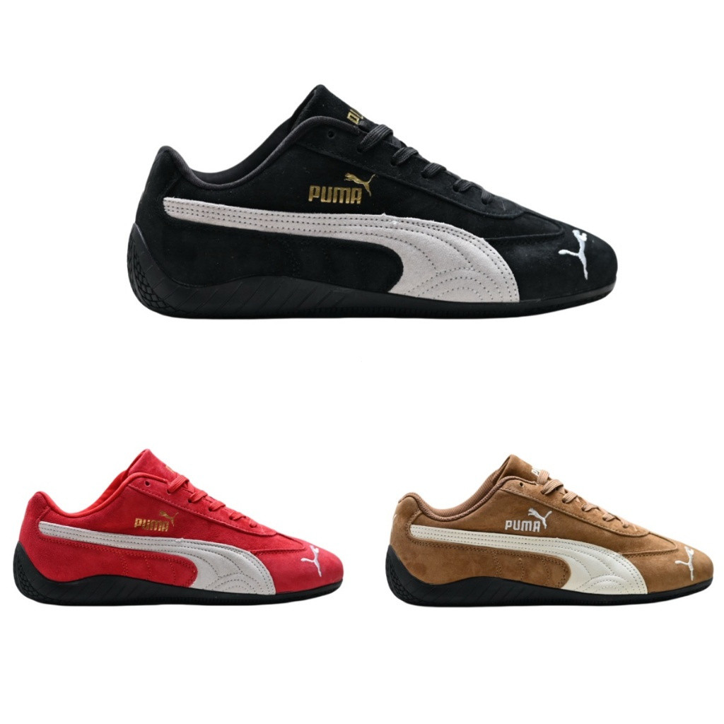 [จัดส่งด่วน] PUMA SPEEDCAT GOWNS Suede Racing Shoes Sports Mens Womens
