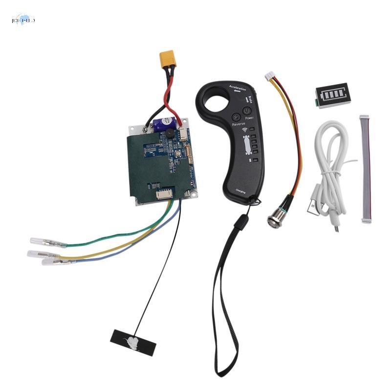 สเก็ตบอร์ดไฟฟ้าเดี่ยวไดรฟ์ฮับชุดควบคุมมอเตอร์ Longboard ESC สกู๊ตเตอร์เมนบอร์ดพร้อมรีโมทคอนโทรล