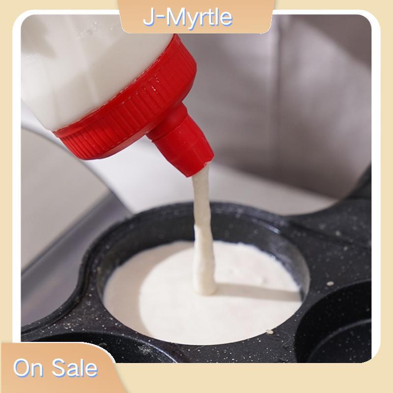 J-Myrtle Hand Crank Pancake Dispenser สําหรับ Cupcake Crepe Batter แม้กระทั่งกระจายเบเกอรี่ Gadget ค