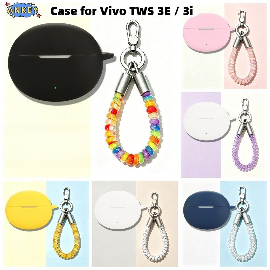 Compatible with Vivo TWS 3E / 3i / Vivo Buds Bluetooth Earphones Silicone Protective Case IQOO TWS 1