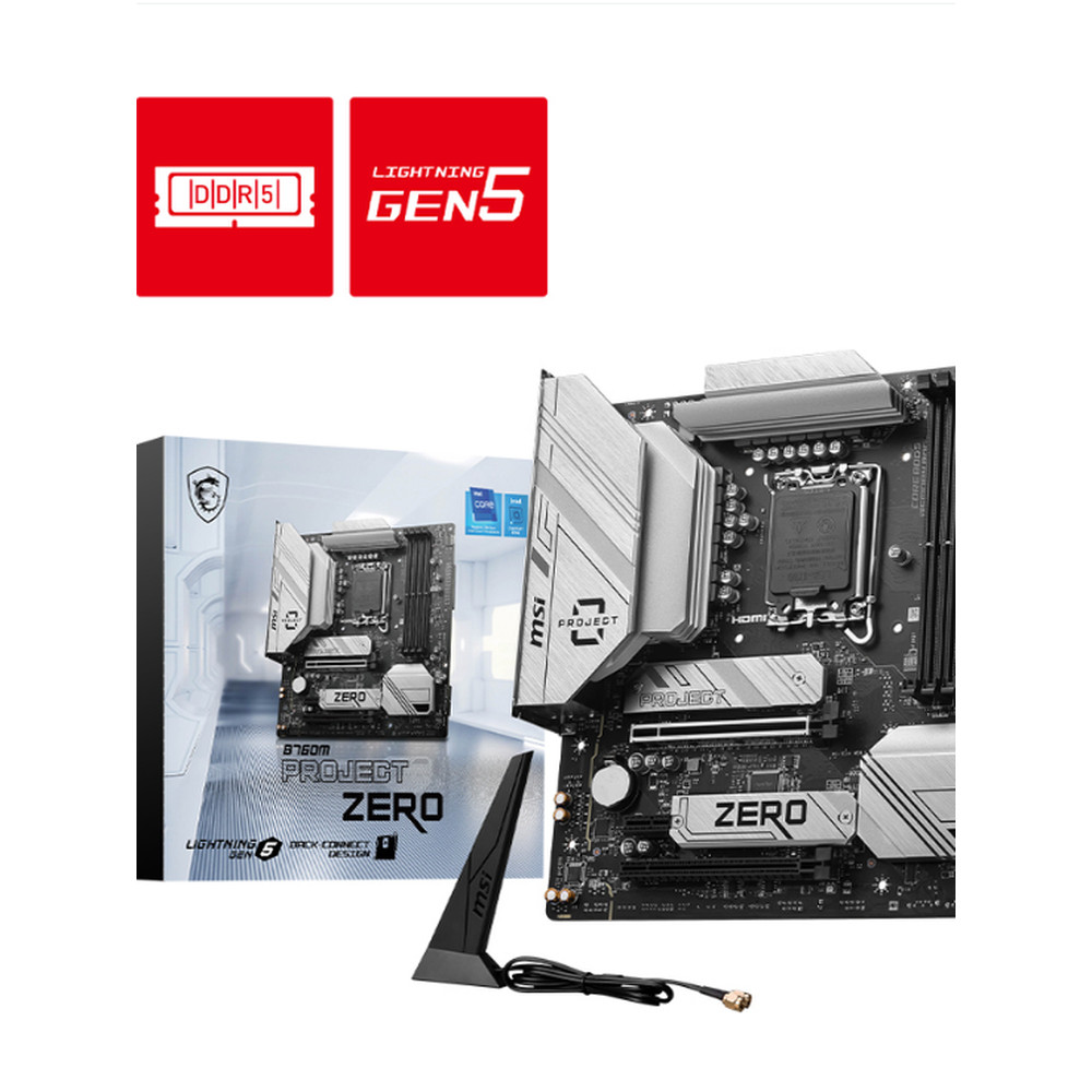 MSI z790/690/590/B760/550 เมนบอร์ดเดสก์ท็อป WIFI7 Tri-Band WIFI6 บลูทูธ MSI เสาอากาศ
