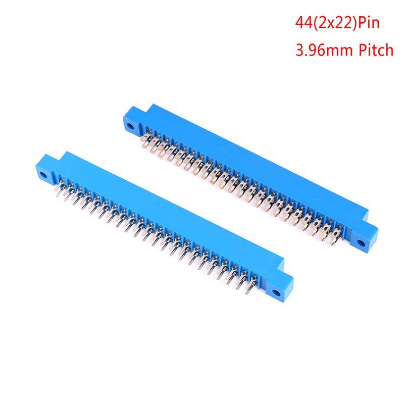 [Chicnest] ขั้วต่อขอบการ์ด PCB 1x dual 2 X 22 PIN 44 Pin 3.96mm gold slot บัดกรี soet BU