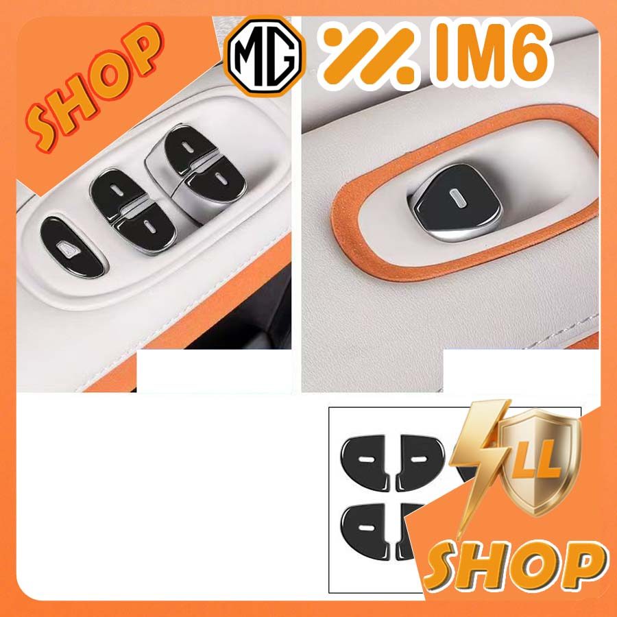 [READY]MG IM6 Switch button reminder sticker Body kit mg im6 Transparent adhesive Button stickers Ca