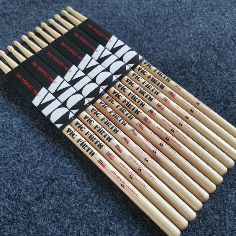 Vic Firth American VF Drumsticks 5A 7A 5B 2B วอลนัท Maple Oak Drumsticks Drumsticks แห่งชาติจัดส่งฟร