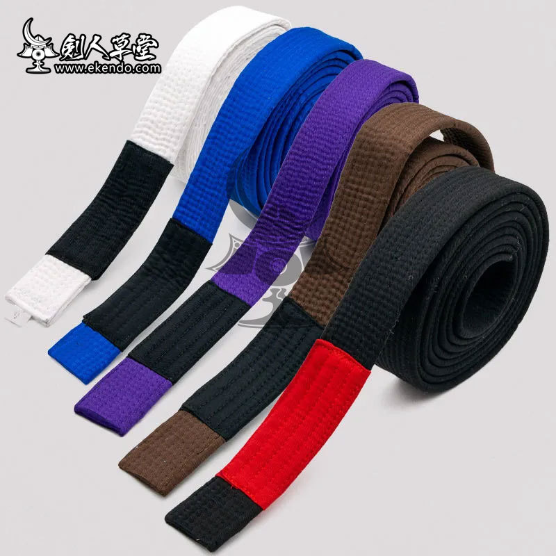 [Swordman Grass Hall] [เข็มขัด Jiu-Jitsu Cotton] Jiu-Jitsu Belt Brazilian Jiu-Jitsu bjj