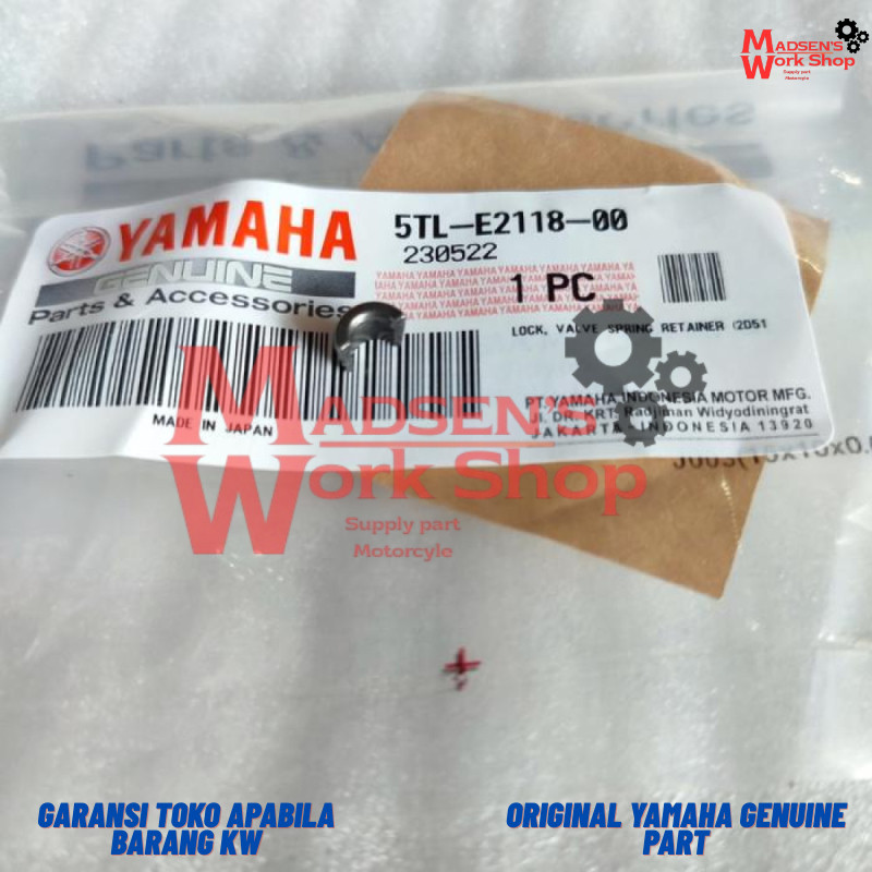 ORIGINAL YAMAHA MIO FINO 5TL-E2118-00 VALVE NAIL
