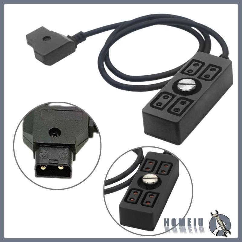 HOMEIU Dtap Power Splitter D-tap Male to 4 Port Female D-Tap Hub Adapter with 1 4Screw ขยาย Power Ou