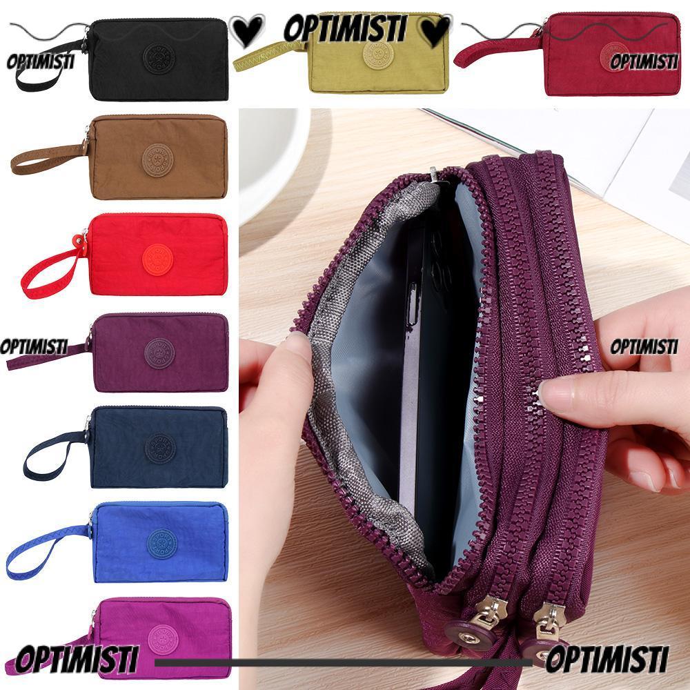 OPTIMISTI8E Women Wallet Canvas Evening Handbag Long Purse Coin Bag