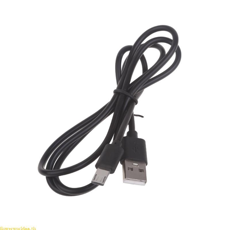 Flowerworldaa 10mm Extended Tip USB to Micro USB Male Cable สะดวก 1m 3 3ft สายชาร์จ