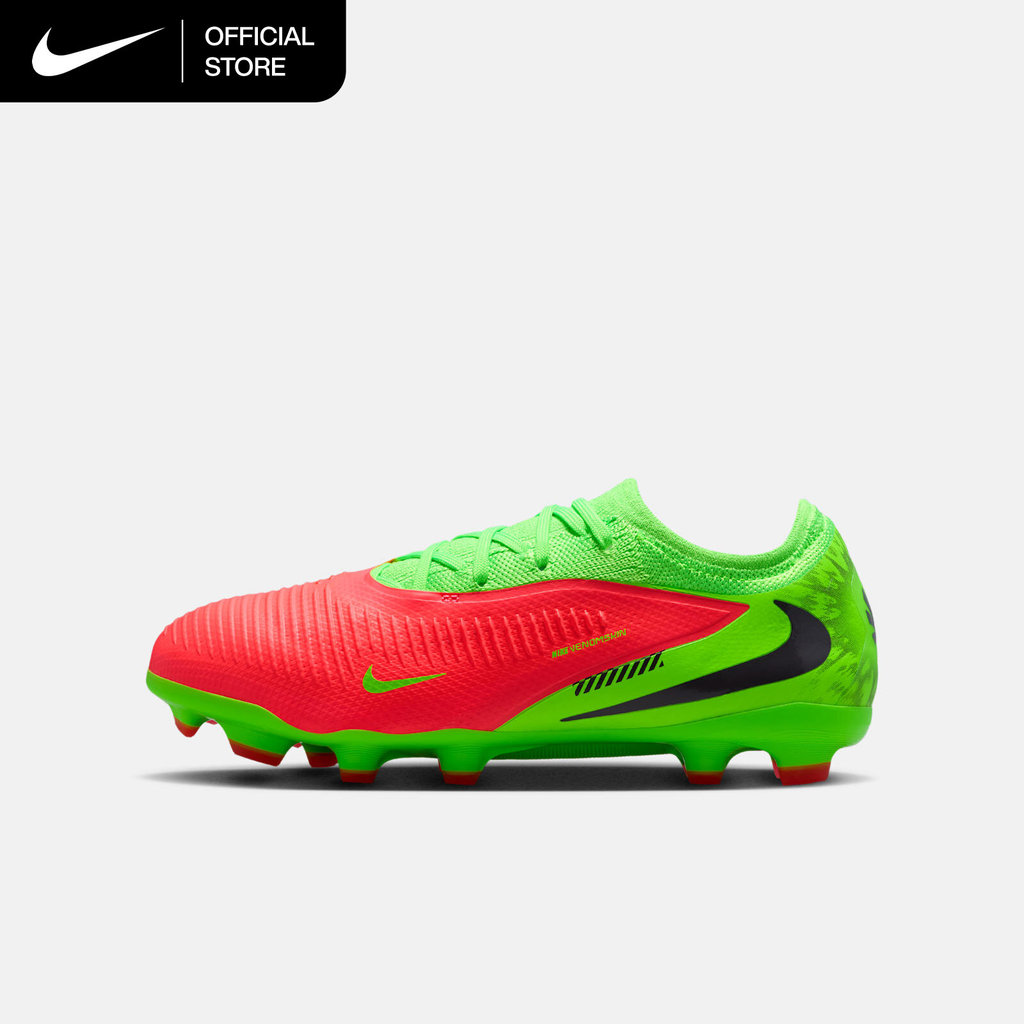 Nike Older Kids'Jr. Phantom 6 Low Pro "Erling Haaland" Multi-Ground Soccer Cleats Shoes - Hot Punch [HQ2047-603]
