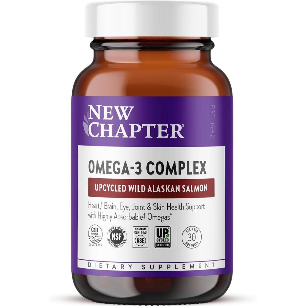 ใหม่ Chapter Omega-3 Complex อาหารเสริมน้ํามันปลา 30 นับ