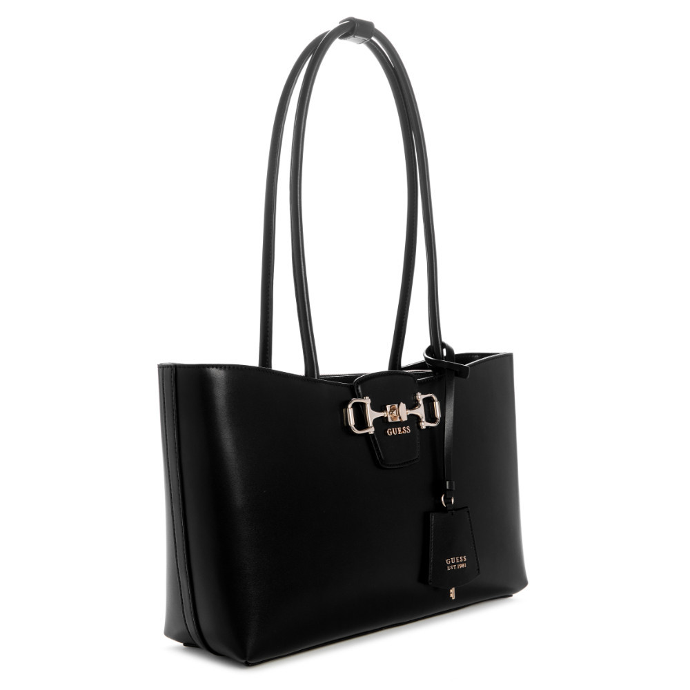 GUESS حقيبة JANIE Girlfriend Carryall — أسود