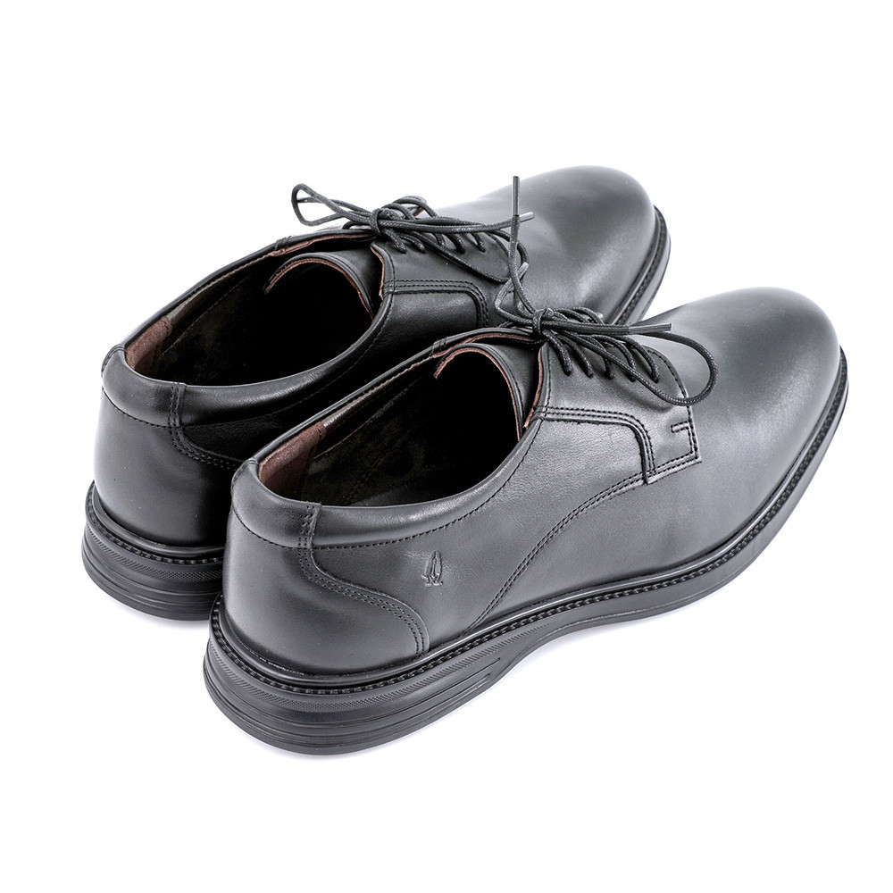 Hush Puppies حذاء رجالي رسمي جلد طبيعي — أسود — صورة 4