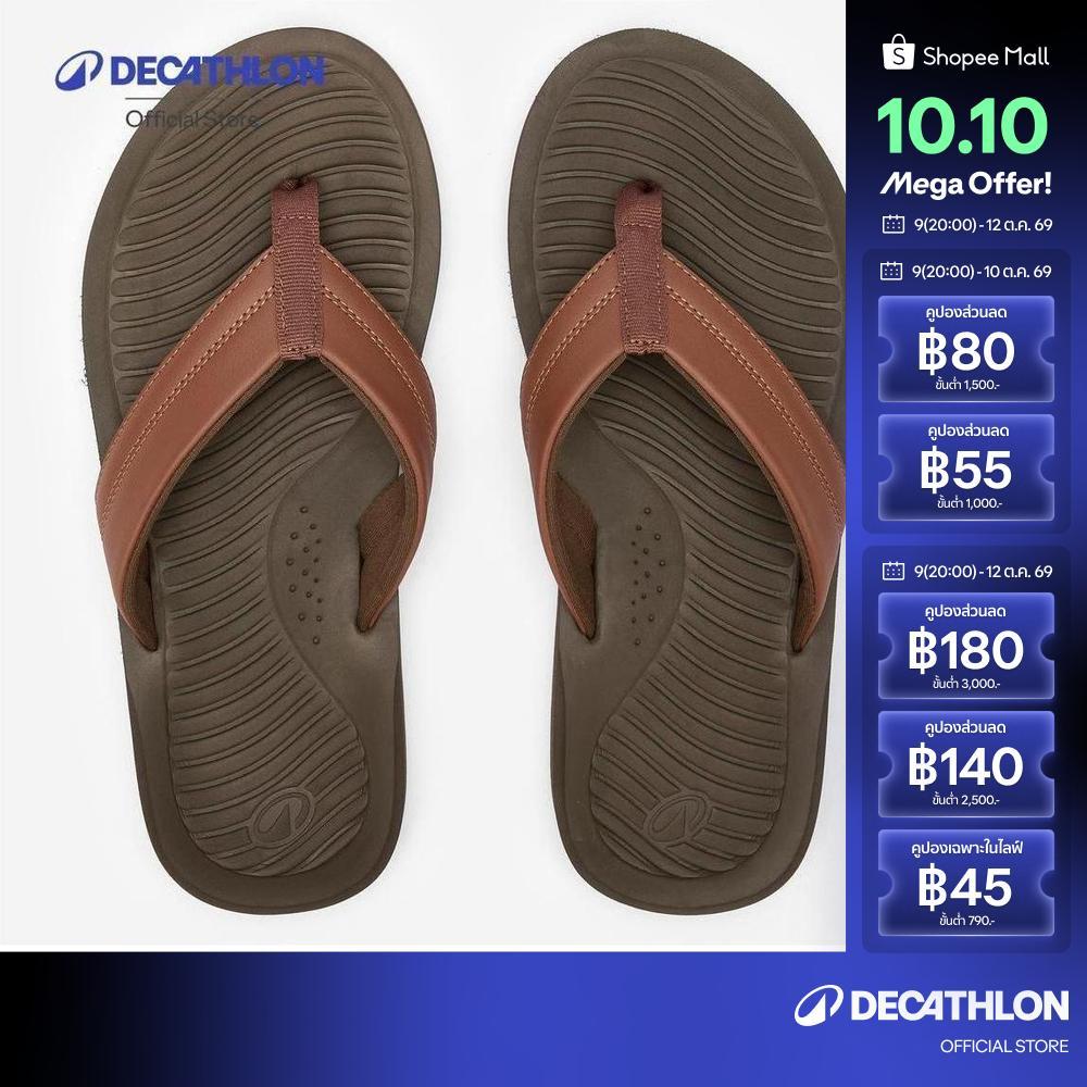 Decathlon شبشب إصبع رجالي 550 — بني — صورة 2