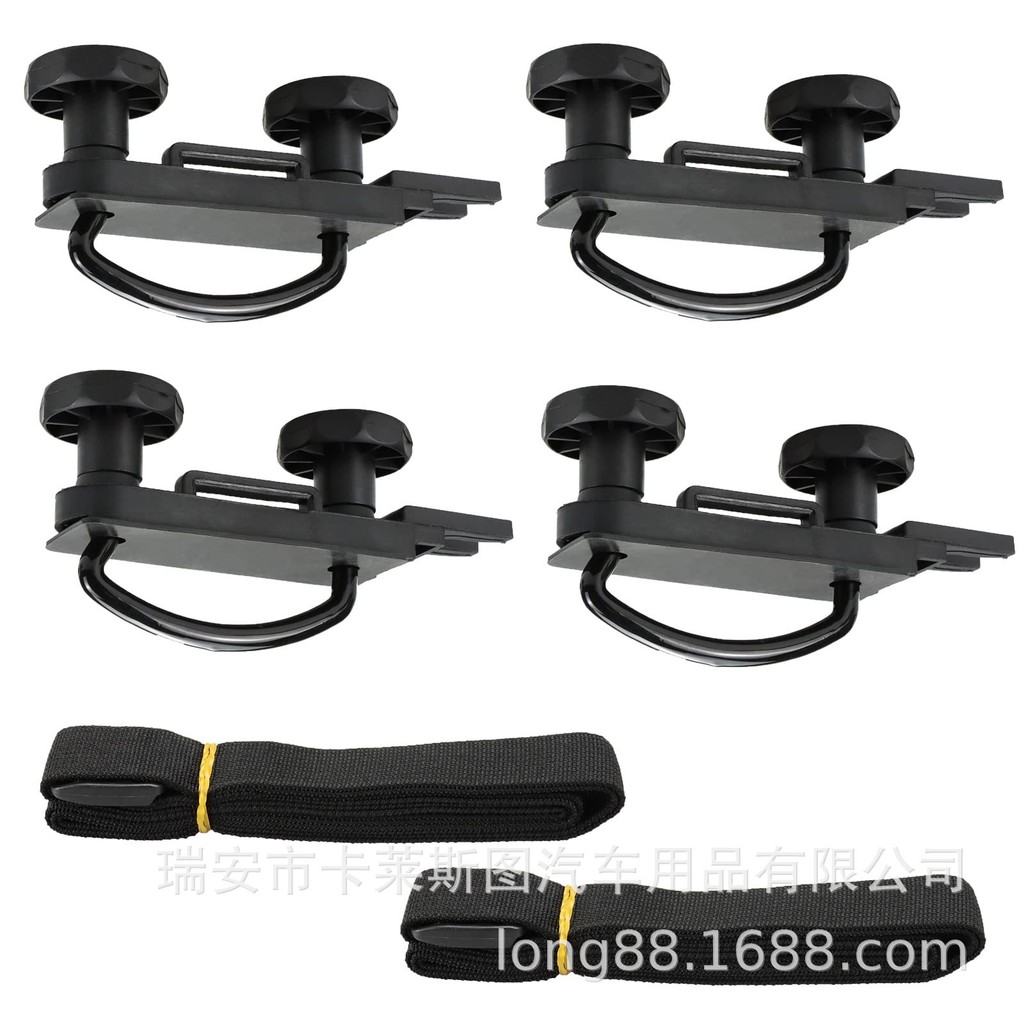 เหมาะสําหรับรถหลังคาอุปกรณ์ติดตั้งกระเป๋าเดินทางเฉพาะ U-Shaped Bolt U-Hook Hook ชั้นวางกระเป๋าเดินทา