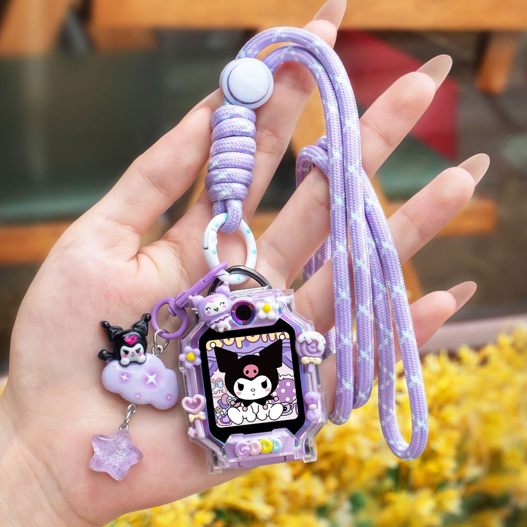 เหมาะสําหรับนาฬิกาโทรศัพท์อัจฉริยะตัวน้อย z10 เชือกเส้นเล็ก q1s/d2/u5 จี้การ์ตูนห้อยคอ z8/z9/z6 เคสป