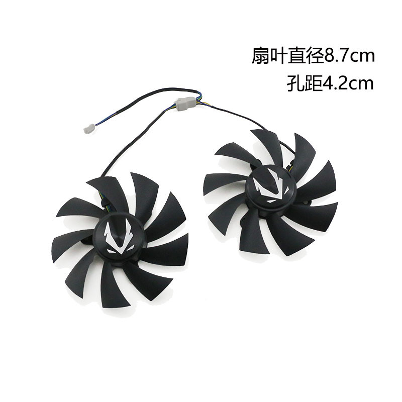 ZOTAC ZOTAC GeForce RTX 2060/GTX 1660 AMP พัดลมระบายความร้อนการ์ดกราฟิก GA92A2H