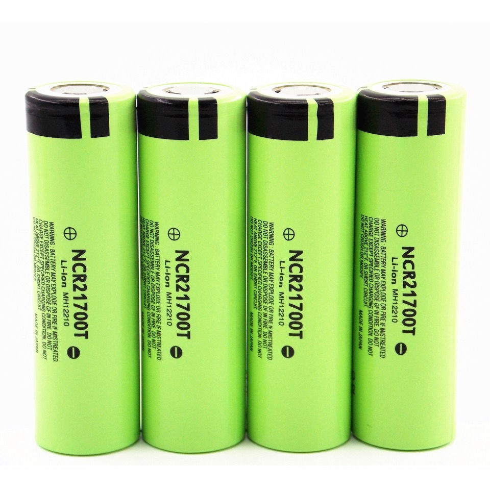 แบตเตอรี่ลิเธียม Panasonic ขนาด 21700 ความจุ 4800mAh สูง-performance