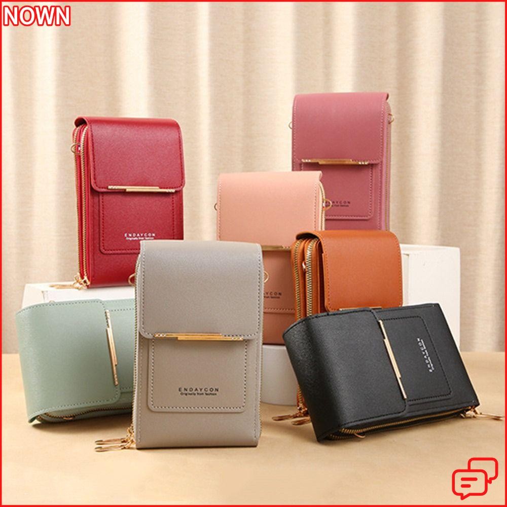 NOWNICE RFID กระเป๋าป้องกันการโจรกรรม RFID กระเป๋าสะพายข้างผู้หญิงคุณภาพสูง