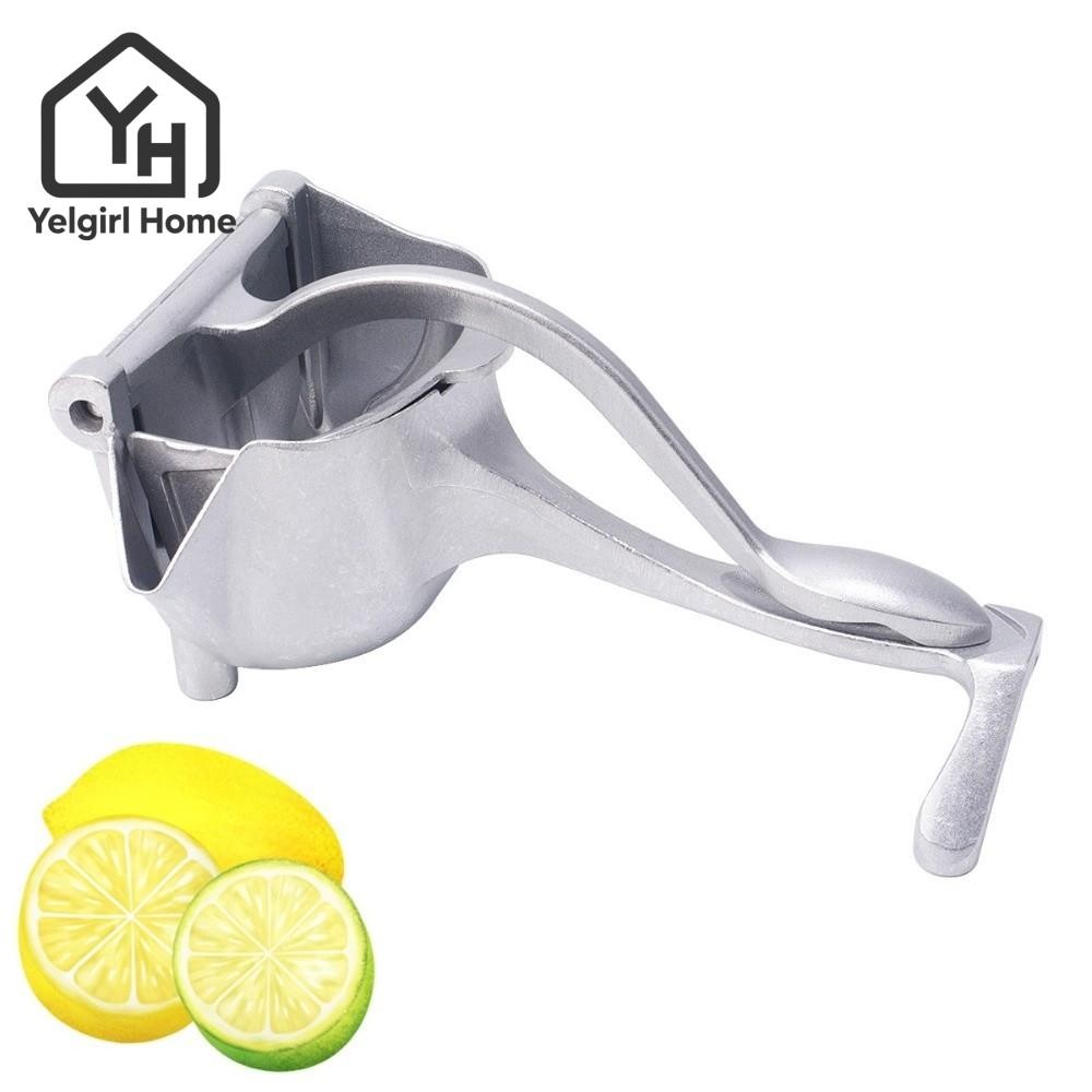 YELGIRLB เครื่องคั้นน้ําผลไม้ด้วยตนเอง,ทําความสะอาดง่าย Heavy Duty Cast Iron Juicer, ทนทานมือความดัน