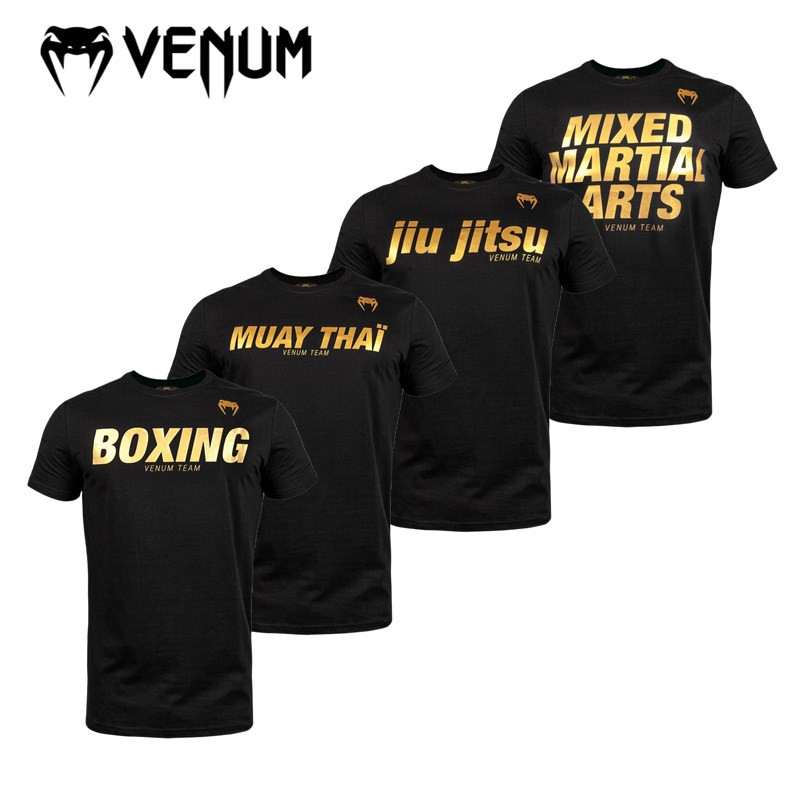 VENUM VT เสื้อยืดผ้าcotтонพรีเมียม100% สำหรับการฝึกมวยไทย MMA และสวมใส่วันสบาย ราคา ถูกที่สุด ดีลบีเคเค