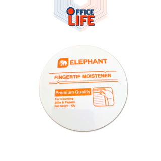 Elephant (ตราช้าง) ขี้ผึ้งนับแบงค์ ขี้ผึ้ง ขนาด 40 กรัม ( 1 ตลับ )