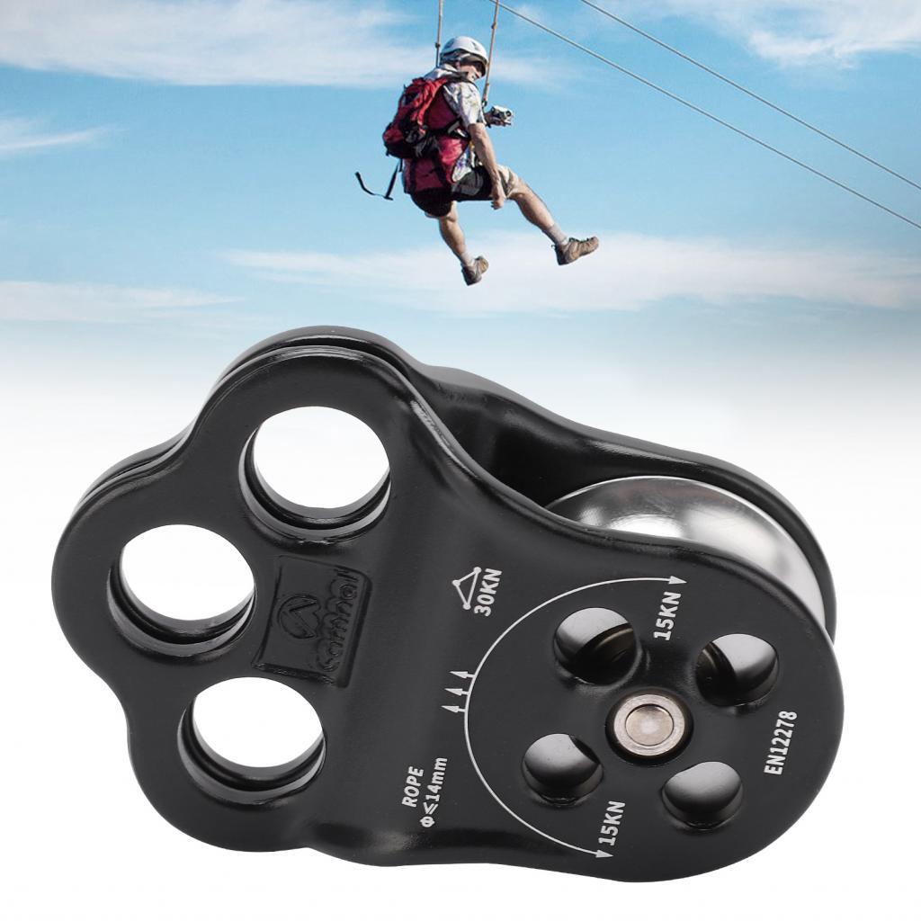 bluesky365-TH Kavolet 30KN Hitch Climber Pulley Dual Bearing Arborist ต้นไม้ปีนเขาอุปกรณ์กู้ภัยสำหรั