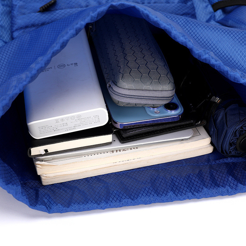 กระเป๋าหูรูด เชือกรูด สไตล์ใหม่ เชือกรูด เดินทางเดินทางกระเป๋าเป้สะพายหลังบาสเกตบอลกีฬาผู้ชายผู้หญิงว่ายน้ําการฝึกอบรมการจัดเก็บก