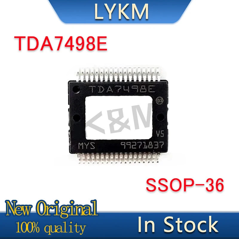 1/PCS ใหม่ Original TDA7498E TDA7498 TDA7498ETR SSOP-36 Class D dual-channel เครื่องขยายเสียงชิปในสต