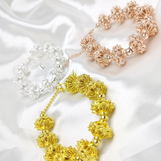 Vintage Jewelry ชุดไทย เครื่องประดับเพชรทอง สร้อยข้อมือ