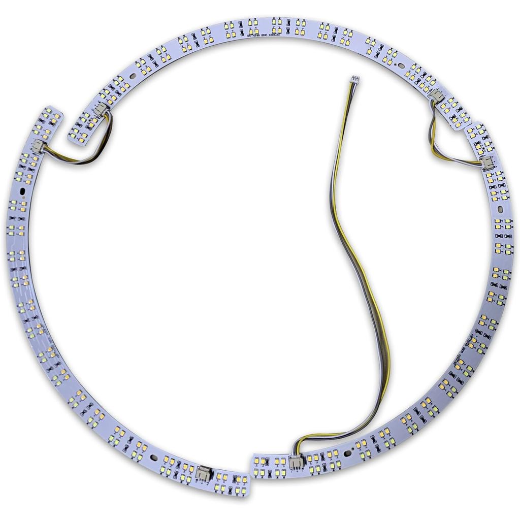 HuixuTe แถบไฟ LED สําหรับพัดลมเพดานพร้อมไฟ, รองรับ HXT-FSD01, HXT-FSD05, HXT-FSD06, HXT-FSD07, HXT-F