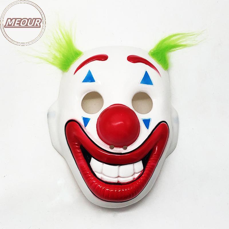 Meour Joker 2021 หน้ากากตัวตลก Arthur Fleck Joaquin Phoenix, Joker Movie หน้ากากฮาโลวีน VN