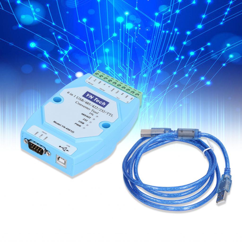 Domary โมดูลพอร์ตอนุกรมแยก 6 in 1 FT232 USB 485 422 232 TTL Converter YN4561I สำหรับ OS X
