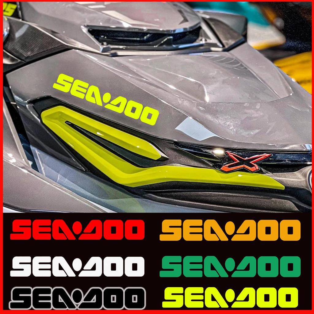 Bombardier SEA-DOO Sea Doo Motorboat อุปกรณ์เสริมสติกเกอร์ตกแต่งไวนิล Decals กันน้ําสะท้อนแสง